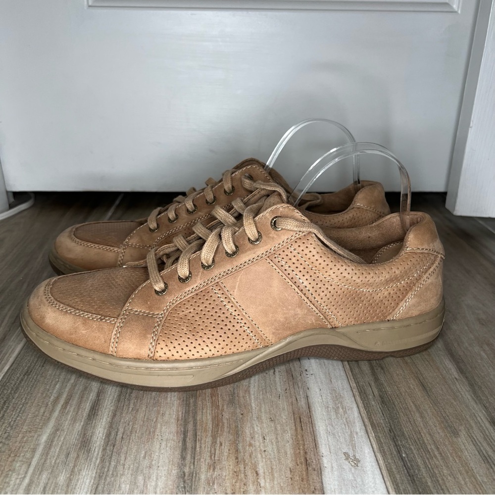 GH Bass Knight Leather Casual Lace Up Sneakers Tan Brown Mens 12M